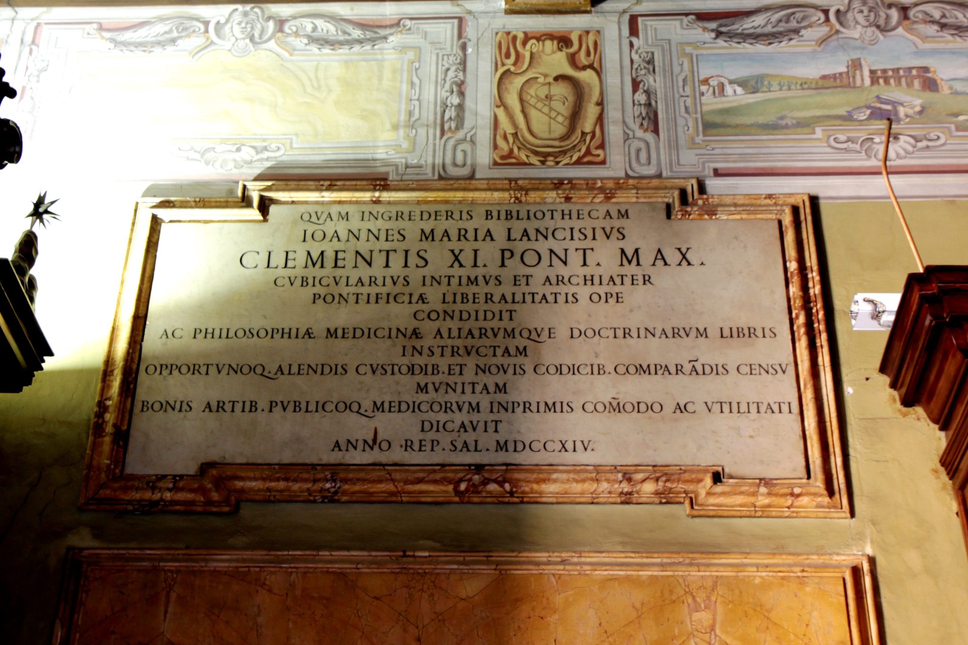 Biblioteca Lancisiana, Monumental Complex of Santo Spirito in Saxia, Rome - 02.JPG